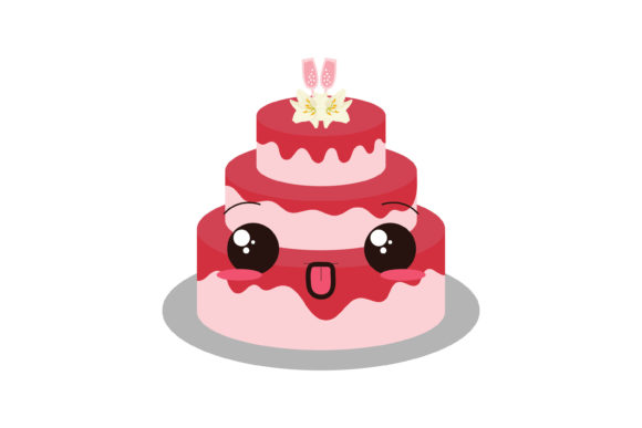 Charming Wedding Cake Illustrations for Your Design Projects