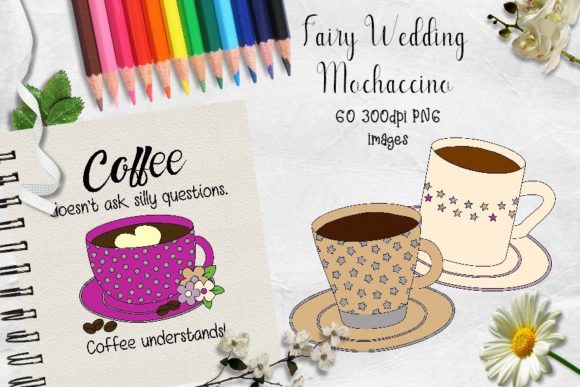 Fairy Wedding Mochaccino Clipart: A Creative Brew