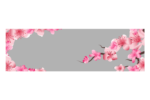 Japanese Tree Wedding Banner: Elegant Ho
