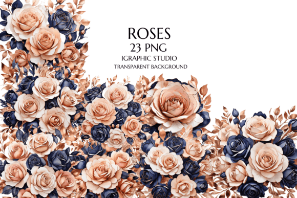 Stunning Rose Bouquet & Roses Clipart for Wedding Png Projects