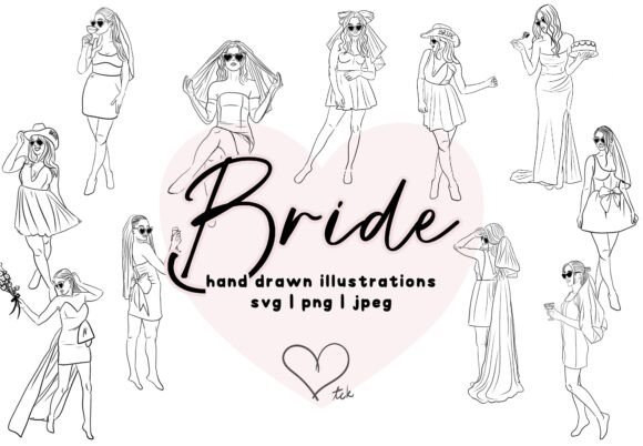 Trendy Bride Doodles Wedding Dress SVG: A Designer’s Guide