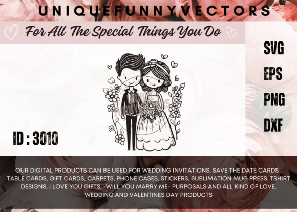 Wedding Couple Stick Figure 3008: A Guide to Charming Design