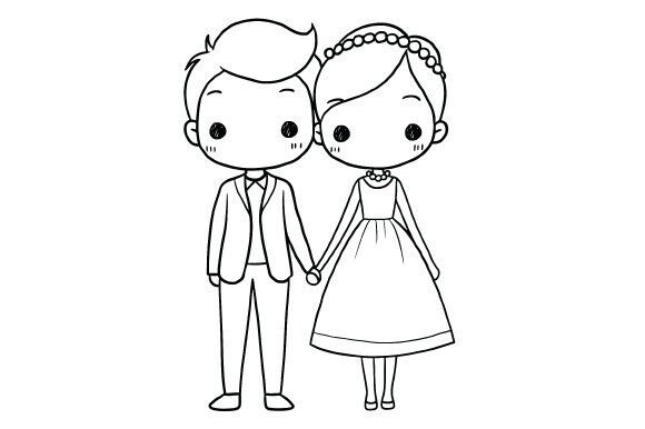Wedding, Skip Counting, Cartoon: An Enchanting Design Asset